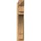 Ekena Millwork Merced Rough Sawn Arts and Crafts Outlooker, Western Red Cedar, 6"W x 28"D x 32"H OUT06X28X32MRC03RWR - alternate 2